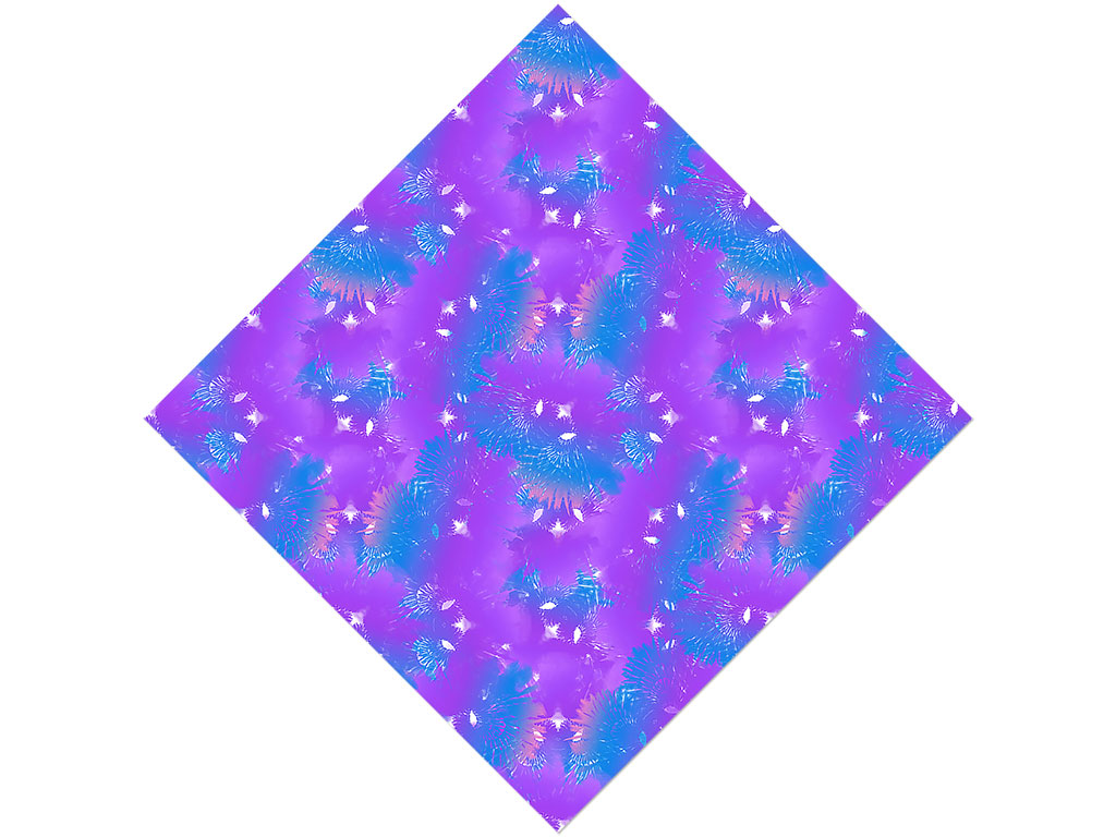 Galactic Views Tie Dye Vinyl Wrap Pattern
