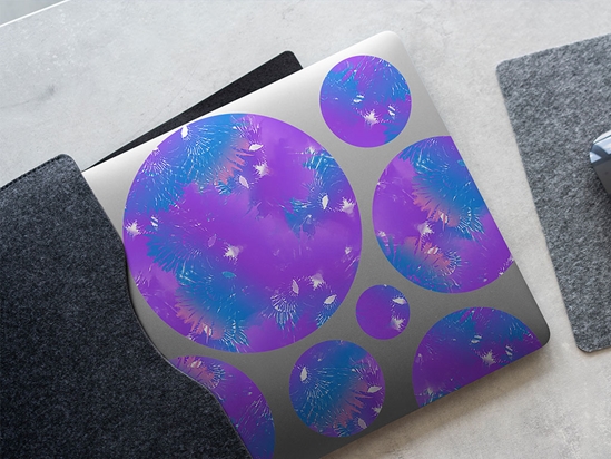 Galactic Views Tie Dye DIY Laptop Stickers