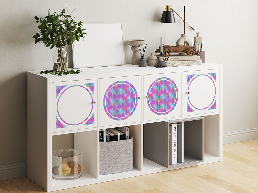 Painted Synthesis Tie Dye DIY Furniture Stickers