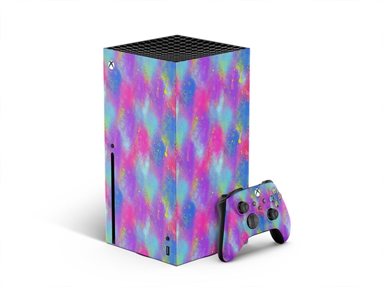 Painted Synthesis Tie Dye XBOX DIY Decal