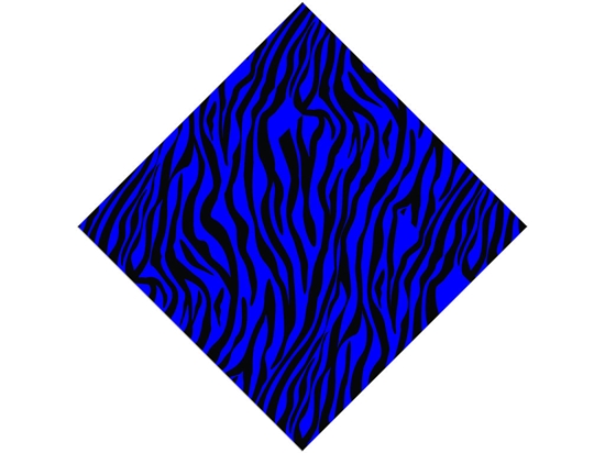 Blue Tiger Vinyl Wrap Pattern