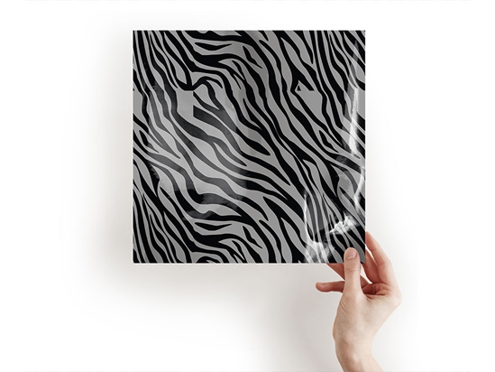 Gray Tiger Animal Print Craft Sheets