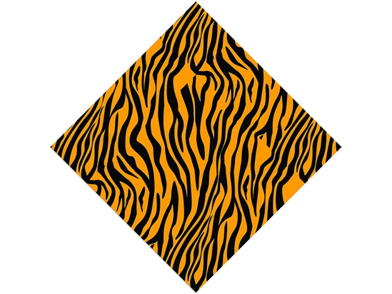 Orange Tiger Vinyl Wrap Pattern