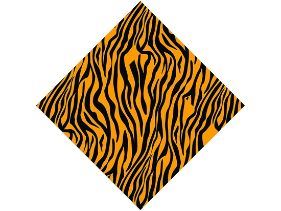 Orange Tiger Vinyl Wrap Pattern