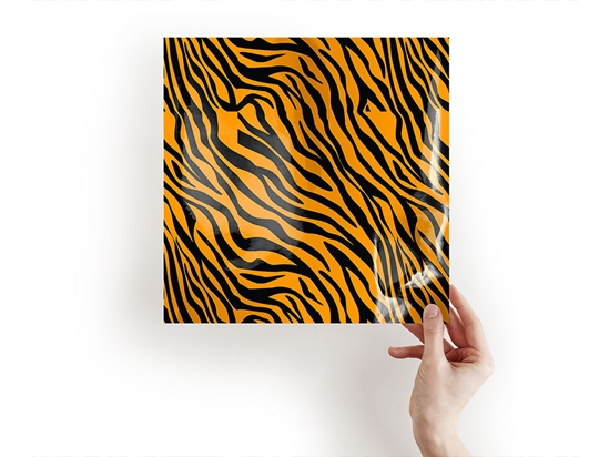 Orange Tiger Animal Print Craft Sheets