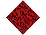 Red Tiger Vinyl Wrap Pattern