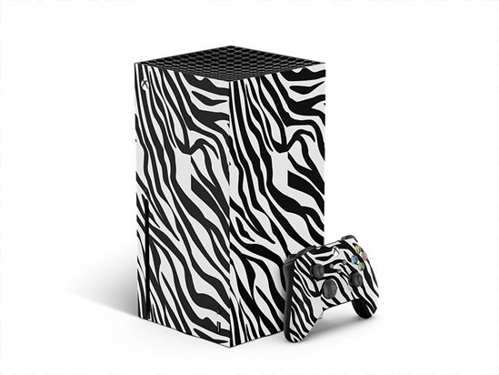 White Tiger Animal Print XBOX DIY Decal