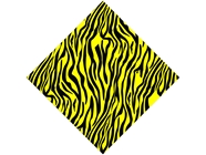 Yellow Tiger Vinyl Wrap Pattern