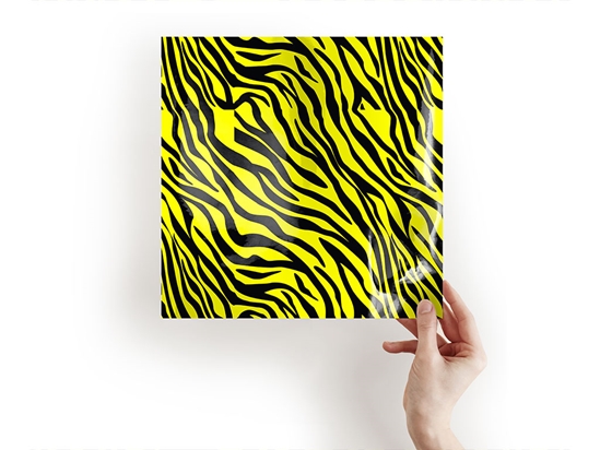 Yellow Tiger Animal Print Craft Sheets