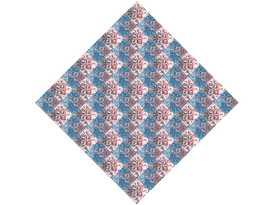 Cornflower Tile Vinyl Wrap Pattern