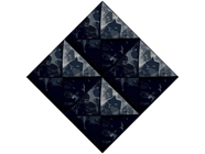 Black Square Tile Vinyl Wrap Pattern