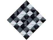 Checkerboard Deviations Tile Vinyl Wrap Pattern