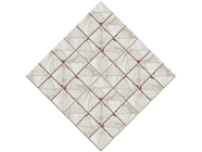 Cream Square Tile Vinyl Wrap Pattern