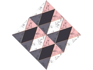 Pink Hourglass Tile Vinyl Wrap Pattern