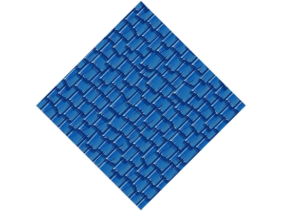 Blue Shake Tile Vinyl Wrap Pattern