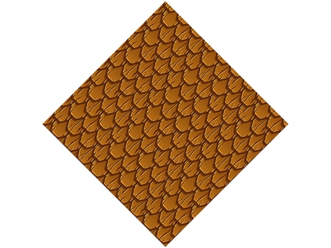 Rcraft™ Roofing Tile Craft Vinyl - Brown Scaled