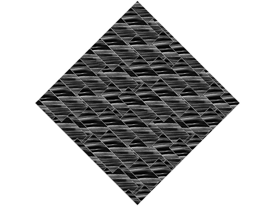 Black Tile Vinyl Wrap Pattern