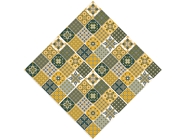 Goldenrod Tile Vinyl Wrap Pattern