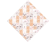 Peach Tile Vinyl Wrap Pattern