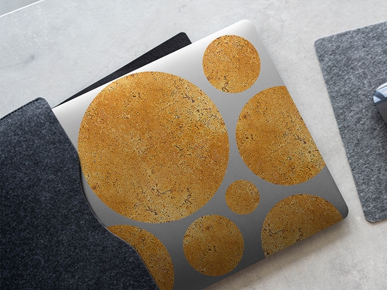 Burled Travertine Stone DIY Laptop Stickers