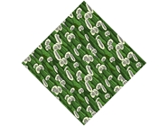 Green Improved Vegetable Vinyl Wrap Pattern