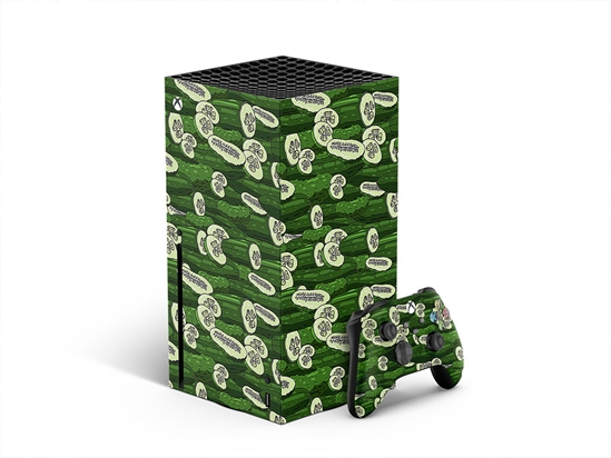 Green Improved Vegetable XBOX DIY Decal
