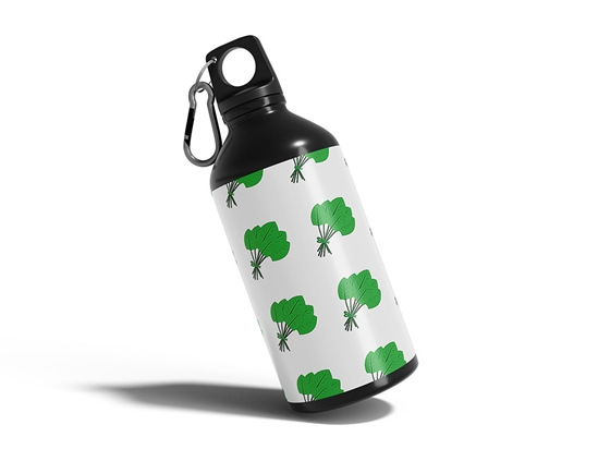 Emperor Spinach Vegetable Water Bottle DIY Stickers
