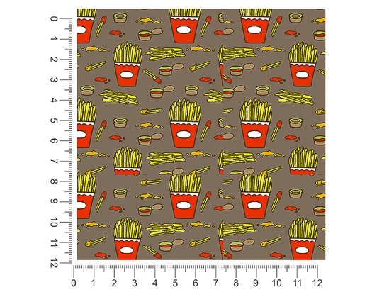 Chips and Dip Vegetable 1ft x 1ft Craft Sheets