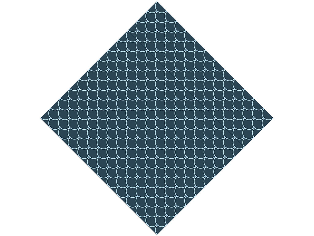 Ocean Scales Water Vinyl Wrap Pattern