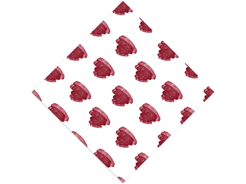 Rcraft™ Red Watercolor Craft Vinyl - Bleeding Gums