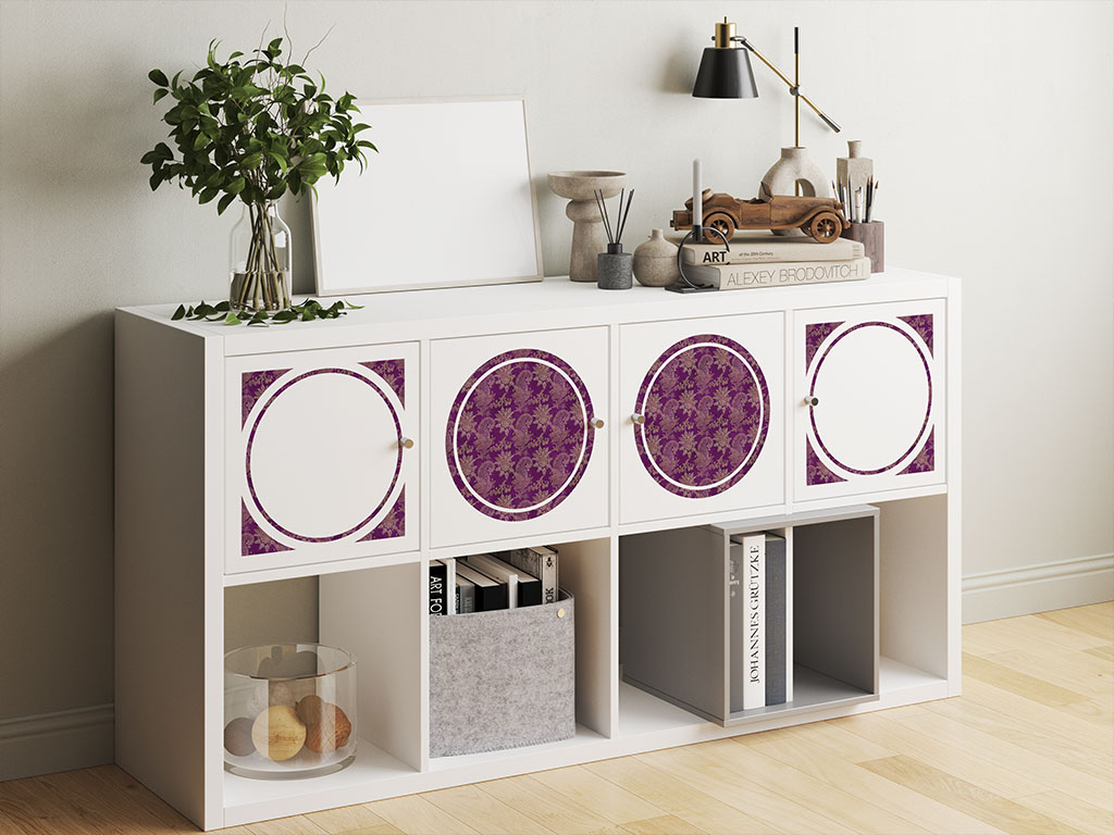 Purple Cornucopia Horror DIY Furniture Stickers