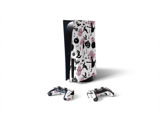 Wiccan Hipster Horror Sony PS5 DIY Skin