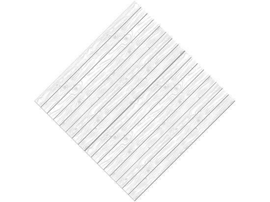 White  Wood Plank Vinyl Wrap Pattern