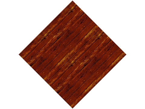 Rcraft™ Orange Wood Plank Craft Vinyl - Amber