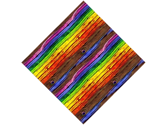 Deep Stain Wood Plank Vinyl Wrap Pattern