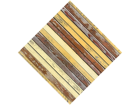 Rcraft™ Yellow Wood Plank Craft Vinyl - Distressed Gradient