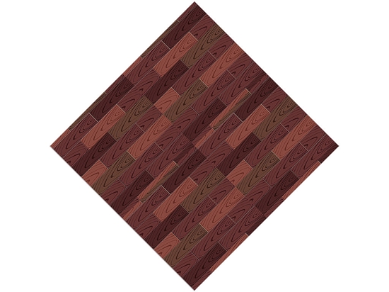 Rustic Floor Wooden Parquet Vinyl Wrap Pattern