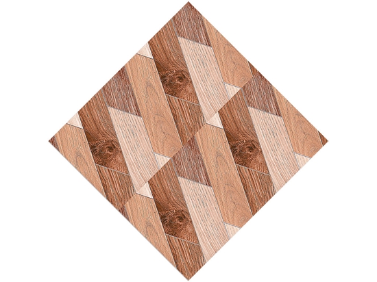 Stain Swatch Wooden Parquet Vinyl Wrap Pattern