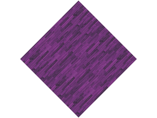 Violet Stain Wooden Parquet Vinyl Wrap Pattern