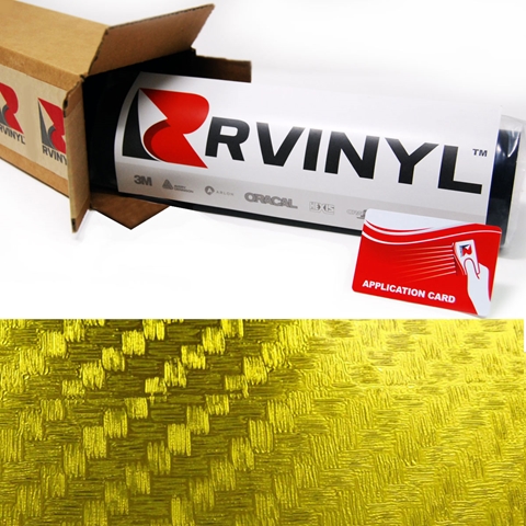 Rcraft™ R3 Carbon Fiber Craft Film - Yellow