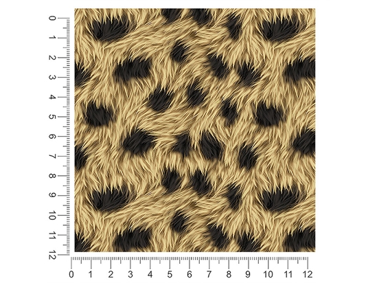 Cyber Wookiee Yeti Animal Print 1ft x 1ft Craft Sheets