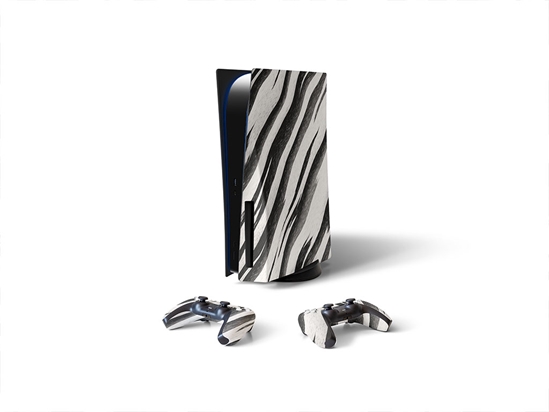 Tipsy Zebra Animal Print Sony PS5 DIY Skin