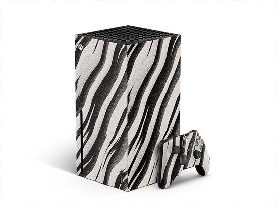 Tipsy Zebra Animal Print XBOX DIY Decal