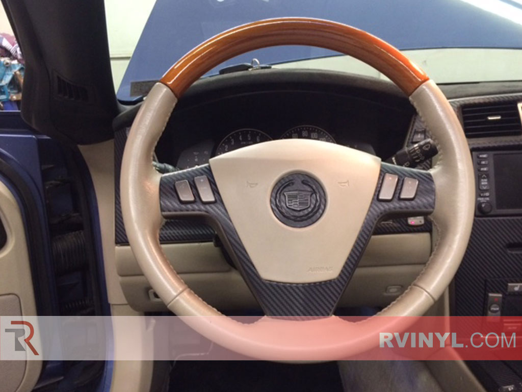 Cadillac XLR Carbon Fiber Steering Wheel Trim