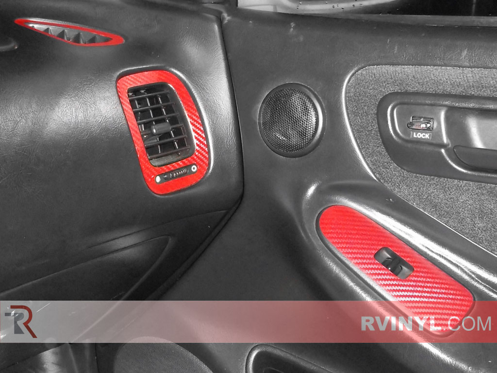 Acura Integra 1994-2001 Red Carbon Fiber Dash Kits