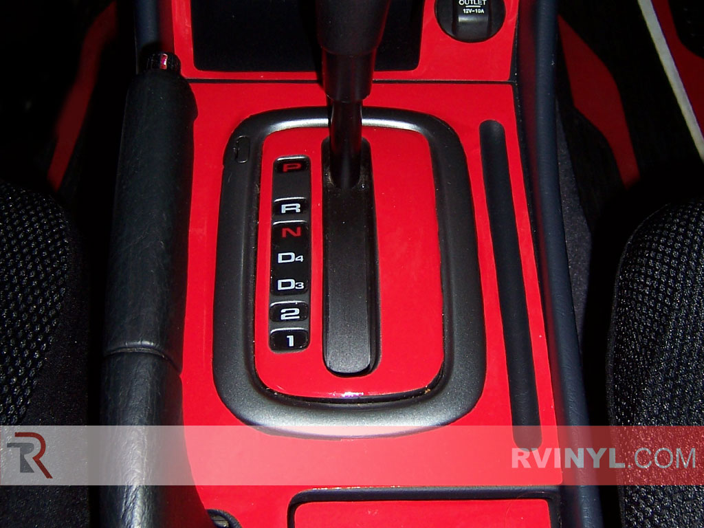 Honda Accord 1998-2000 Red Dash Kits With Auto Shifter Trim