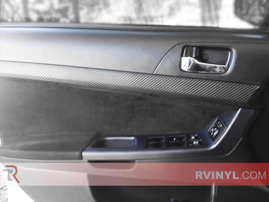 Mitsubishi Evolution 2008-2013 Dash Kits With Full Carbon Fiber Door Panel Wrap