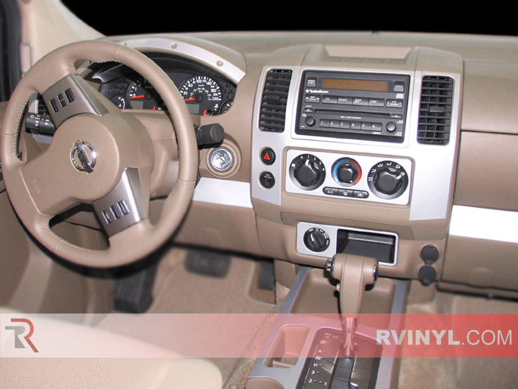 Nissan Frontier 2005-2008 Aluminum Dash Kits With Shifter Trim