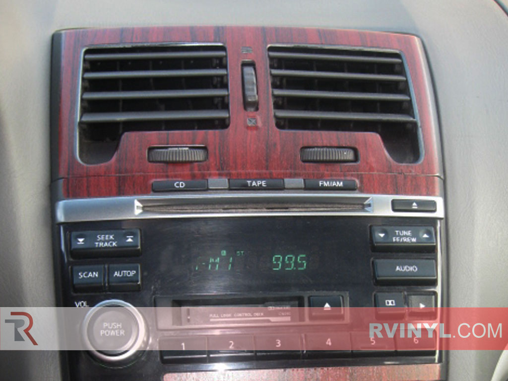 Nissan Maxima 2002-2003 Woodgrain Dash Kits With Radio Trim