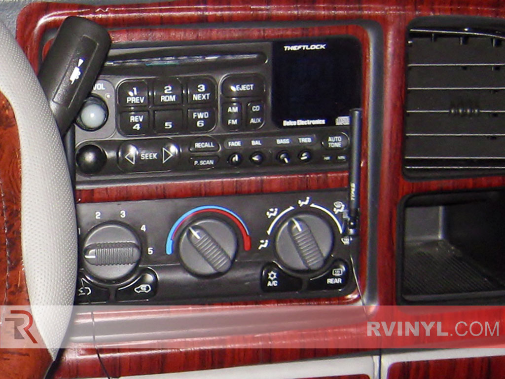 GMC Yukon Denali 1998-2000 Mahogany Dash Kits With Radio Trim